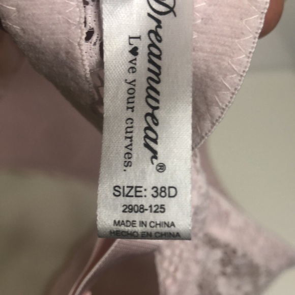 Dreamwear Intimates & Sleepwear Dreamwear Light Pink Padded Lace